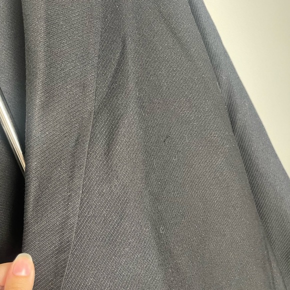 Eileen Fisher | Black Textured Open Front Blazer Jacket Tencel Career Office - Picture 7 of 12